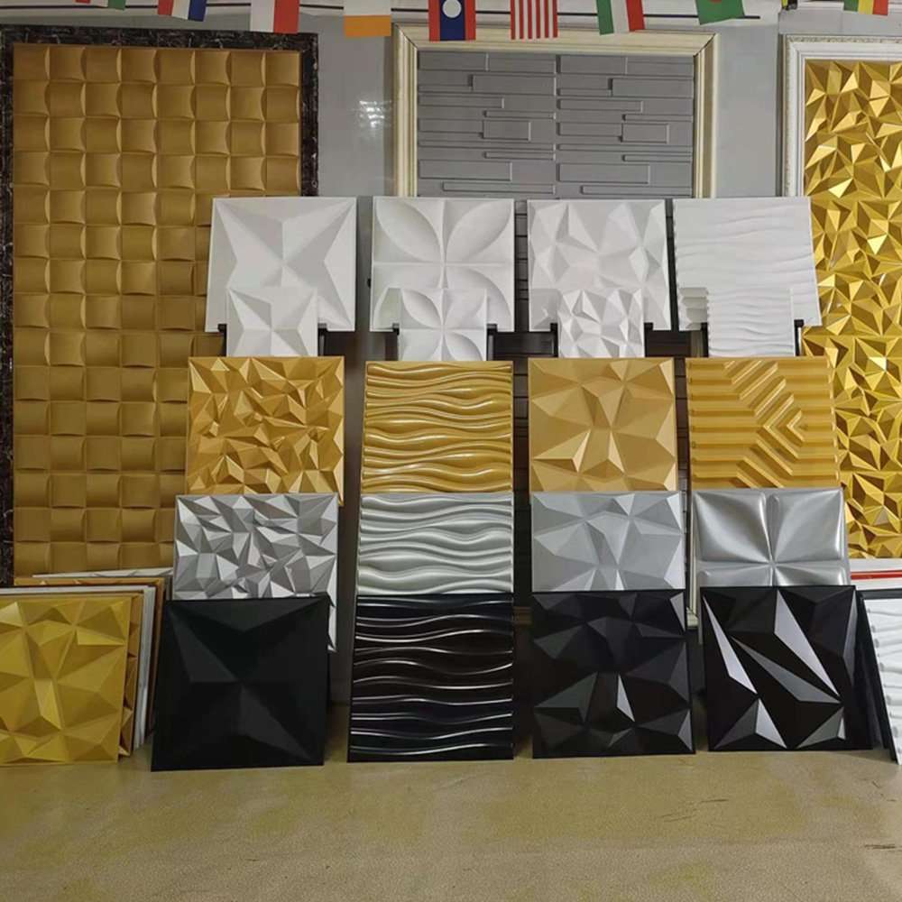 Moisture-Proof 3D PVC Wall Panels | Easy to Clean DIY Installation